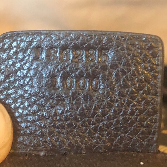 Gucci Hysteria leather and canvas shoulder bag au… - image 8
