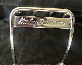 Harley Davidson chrome luggage rack 4 bars; 12” by 6 1/4” Sportster or Softtail