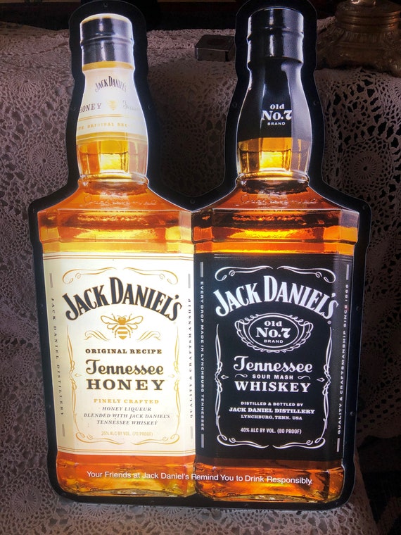 Jack Daniels Old No. 7 Brand Neon Sign - Lives Here - 24