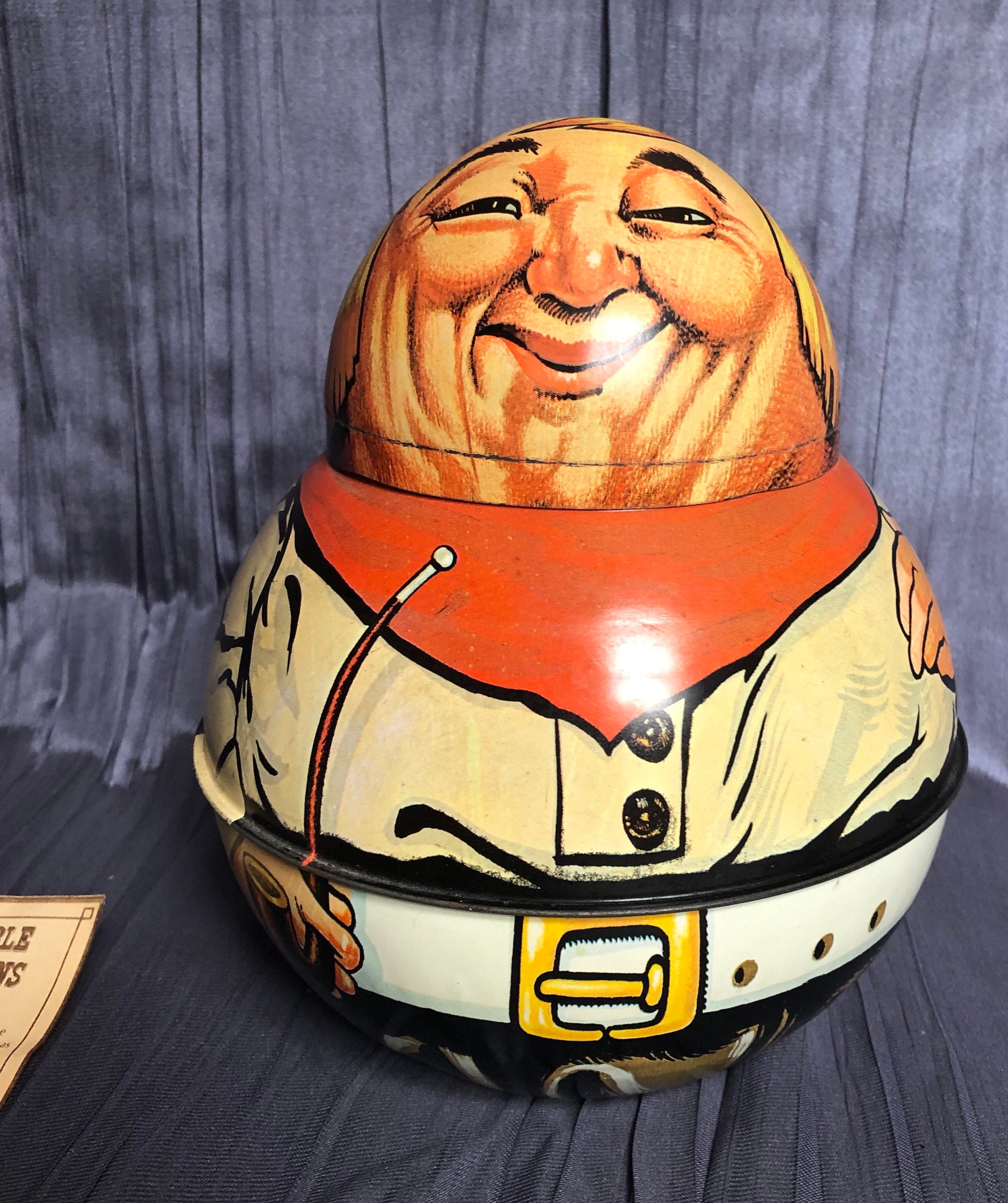 Roly Poly Tobacco Tin Satisfied Customer 1970s Reproduction