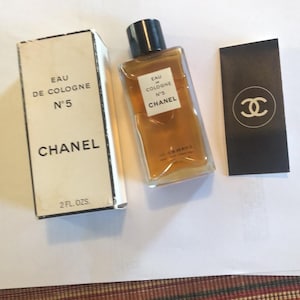 Chanel No 5  2 oz vintage original box, booklet  and bottle circa 1970