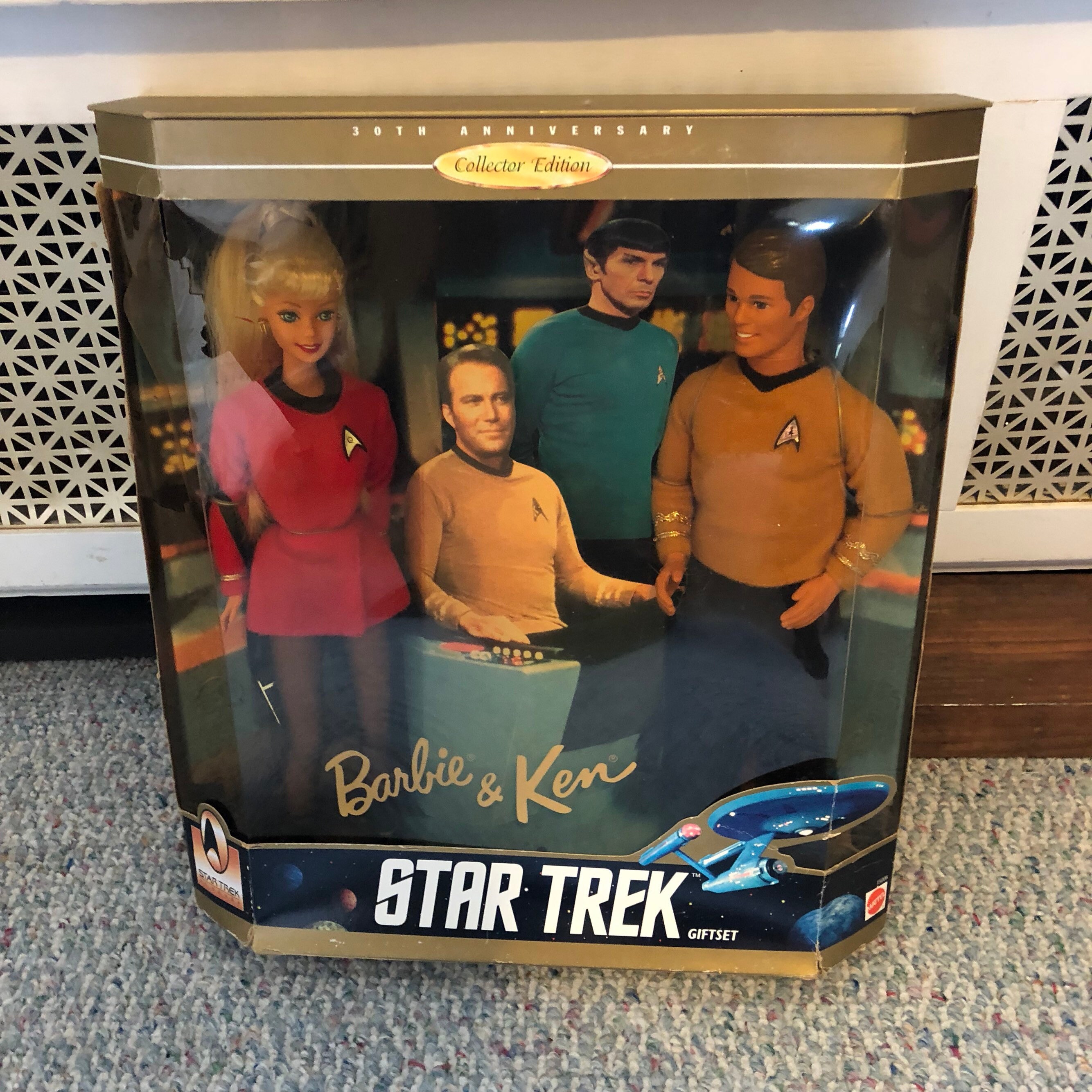Barbie and ken star trek gift set sale