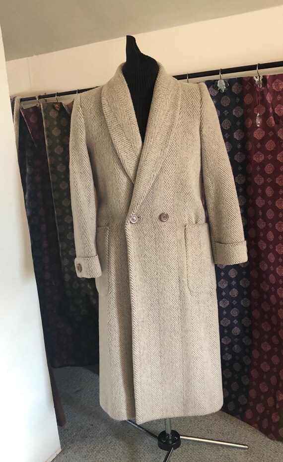 Herringbone wool dress coat size 4 petite