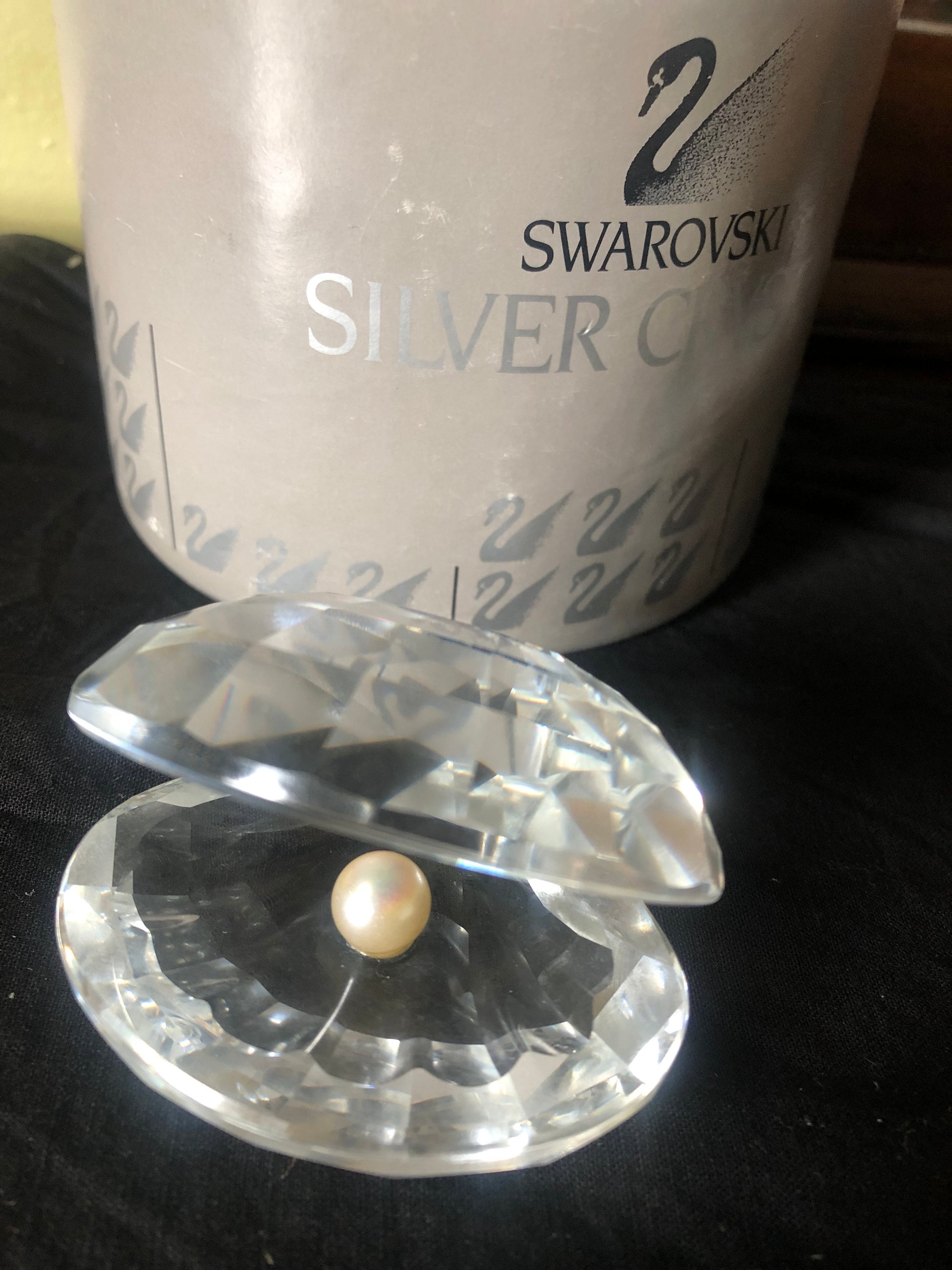 Swarovski Clam Shell With Pearl - Etsy