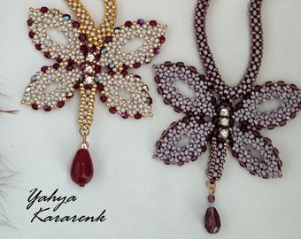 17-Draw Butterfly Necklace