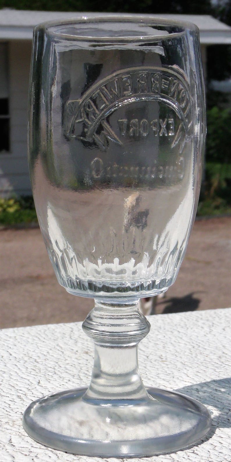 Rare Antique Beer Glass Lion Brewery Cincinnati Ohio Etsy