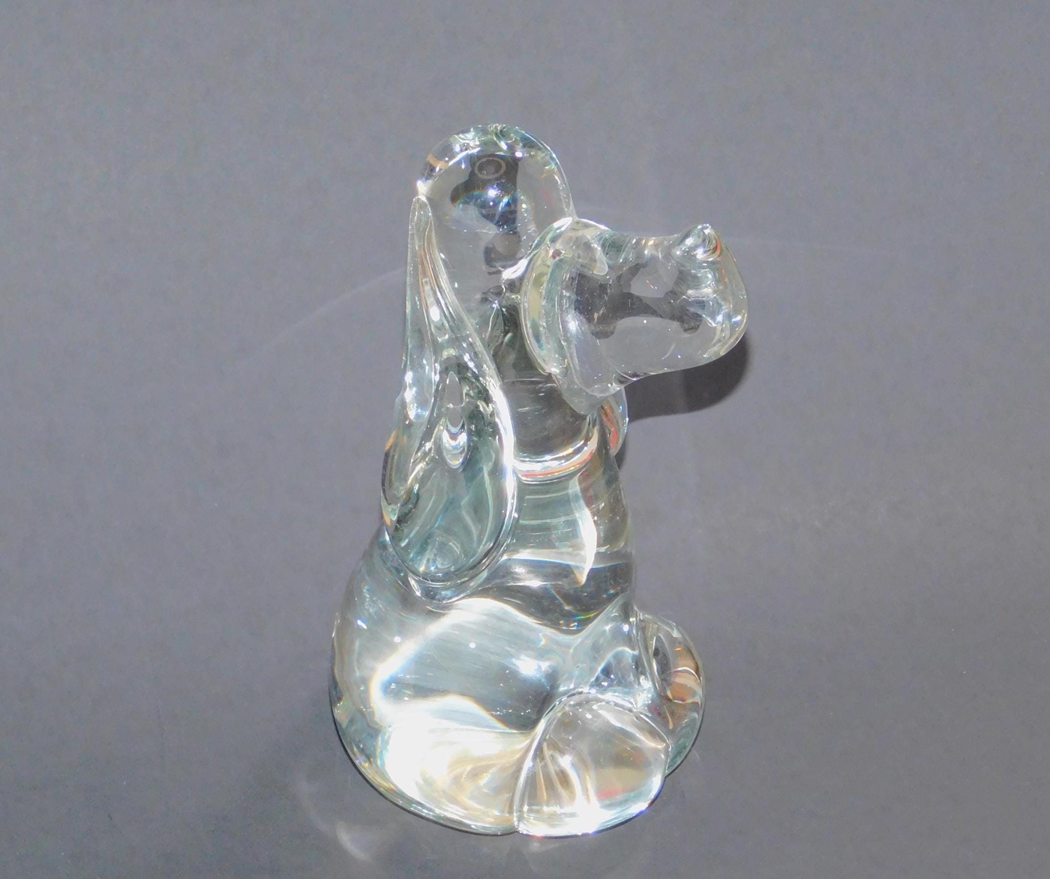 スワロフスキー　バセット・ハウンド Crystal Basset Hound - Etsy