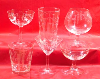 Sasaki Noritake BAMBOO CUT Replacements Pieces - ORDER What you Need