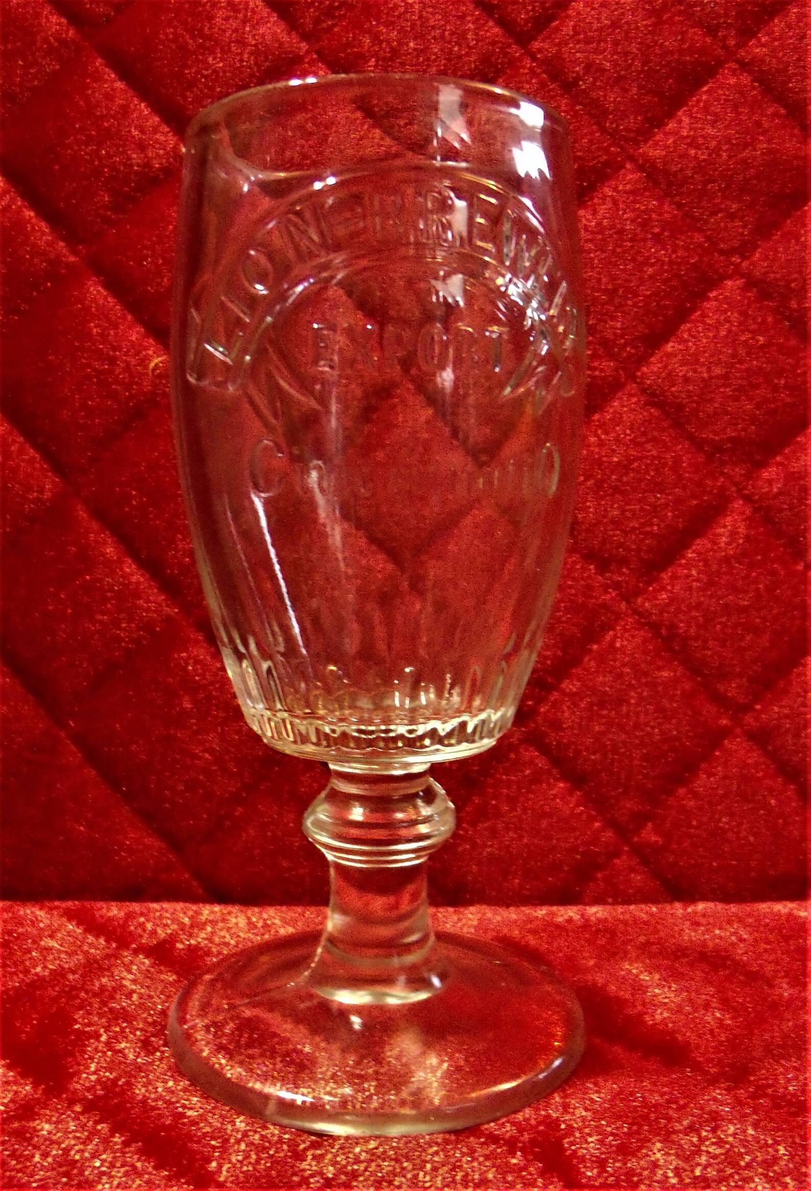 Rare Antique Beer Glass Lion Brewery Cincinnati Ohio Etsy