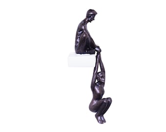 FAITH from Emotive Collection x1 Figurine Wall Statues Artistic Wall Hanging Figures Modern Wall Decor House Warming Gift Wall Art
