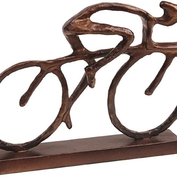 Grande Sculpture Métal Lourde - Cyclistes Tour De France (déco Atelier)