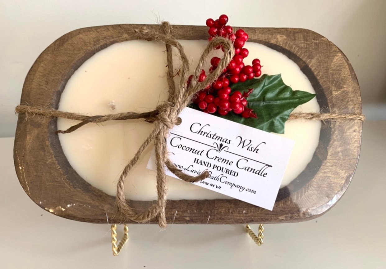 Wooden Dough Bowls Wholesale Custom Candle Candle Making Etsy Canada