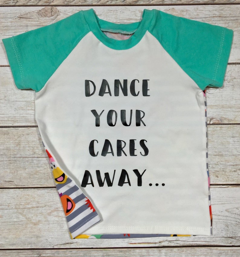 Unisex fraggle rock kids set gender nuetral gift toddler outfit unique birthday gift shirt and grow with me pants set baby shower gift