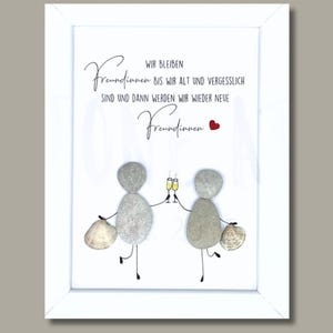 Regalo para mejor amiga • Imagen de piedra de la amistad • Regalo personalizado