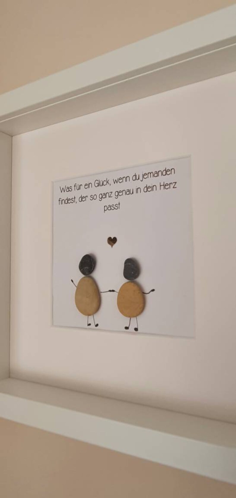 Steinbild Freundschaft Schön dass es dich gibt | Etsy