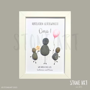 Steinbild Oma Enkel • Geschenk 70 Geburtstag Oma • Geschenk 65 Geburtstag Oma • Oma 60 Geburtstag • Geburtstag Geschenk Oma • Weihnachten