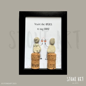 Aperol Geschenk Steinbild  "You're the Aperol to my Spritz"