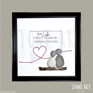 Stone picture True Love… wedding gift customizable