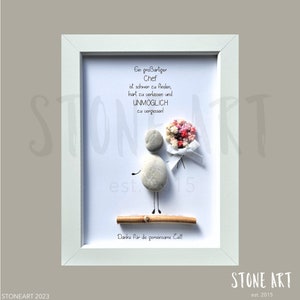 Stone picture A great boss is hard to find Retirement gift Farewell gift Anniversary image 1