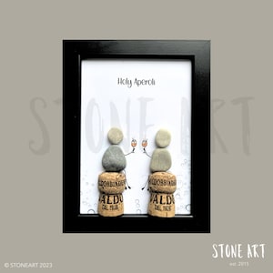 Aperol Geschenk Steinbild  "Holy Aperoli"