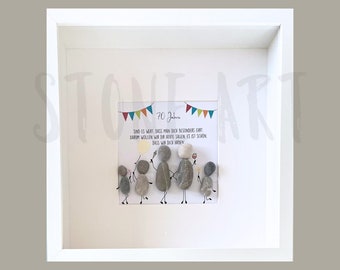 Stone picture 70th birthday picture gift family friendship congratulations happy birthday personalized