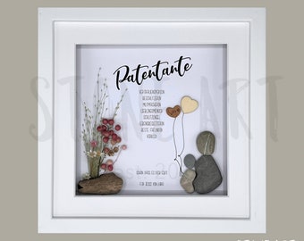 Geschenk für Pate Geschenk für Patenonkel  Geschenk Patentante Taufgeschenk Bild für Paten