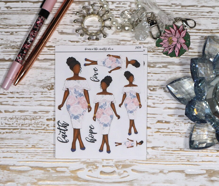 Jada Sticker Sheet - Etsy