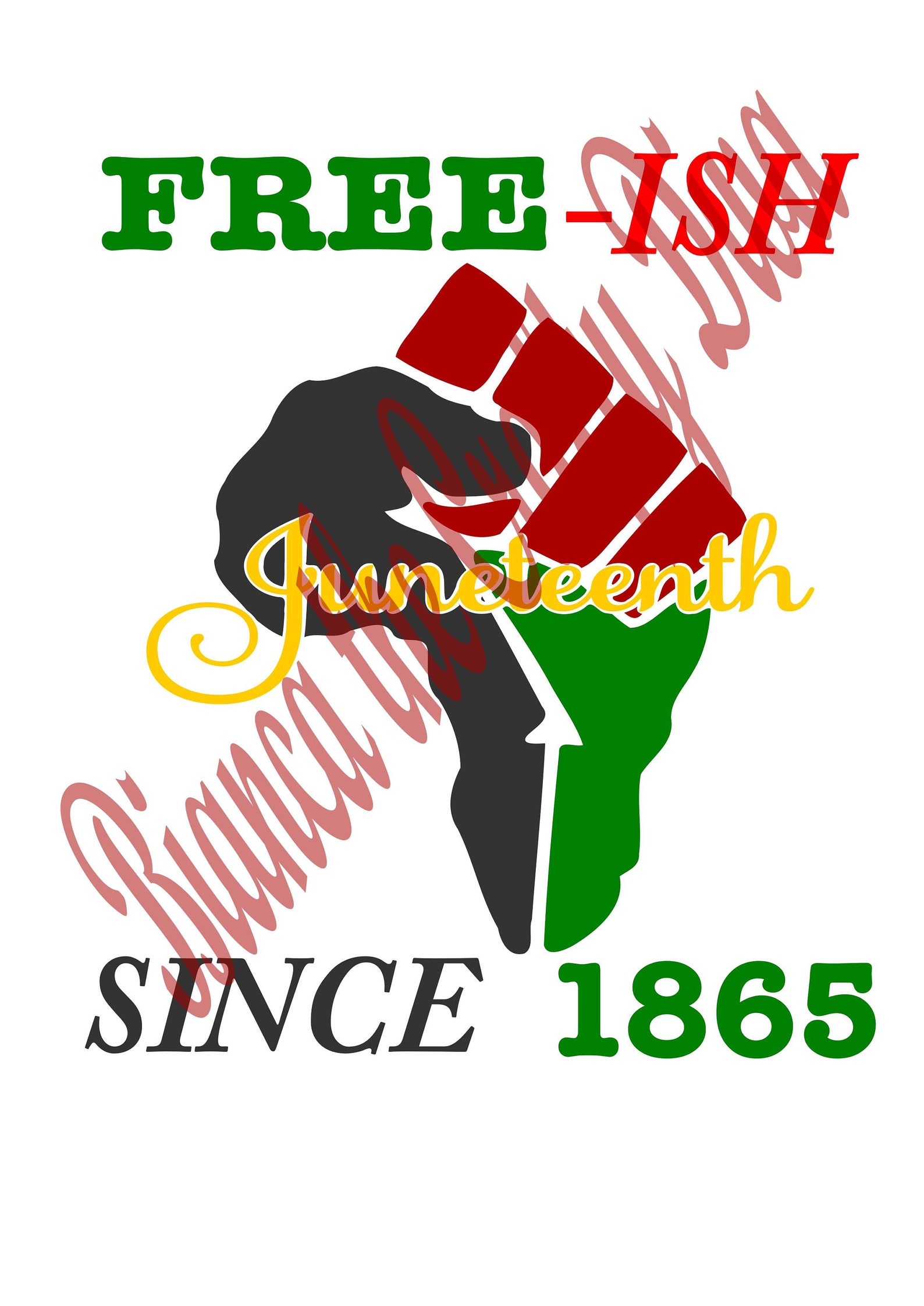 Download Juneteenth free ish svg | Etsy
