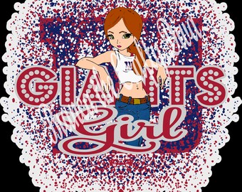Giants girl sublimation (file only)