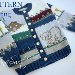 PDF Knitting pattern.Spring in the woods.P051