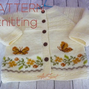 PDF KNITTIG PATTERN -  The butterfly&#39;s flowers P122