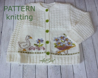 PDF KNITTING PATTERN- Violet garden  P137