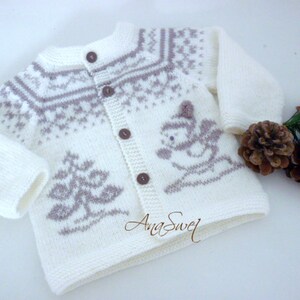 PDF Knitting Pattern Winter Cardigan P050 - Etsy