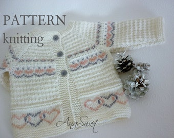 PDF Knitting pattern With Love P067. Size: 6-12months