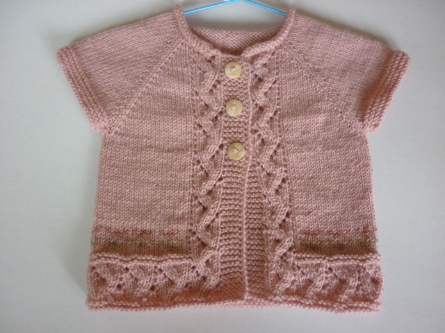 PDF Knitting Pattern Baby Vest Zig-zag Lace Vest P025 NEW - Etsy