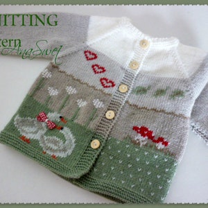 PDF KNITTING PATTERN Springtime.P009NEW. Sizes: 12-18months / 18-24months / 3-4 years