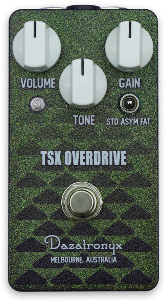 Dazatronyx TSX Overdrive like Ibanez TS10 Tubescreamer. Hand - Etsy