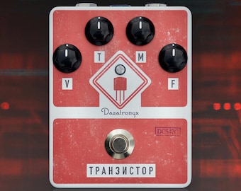 Dazatronyx ТРАНЗИСТОР Green Civil War Russian Big Muff fuzz distortion. 10 year warranty. Handmade in Melbourne.