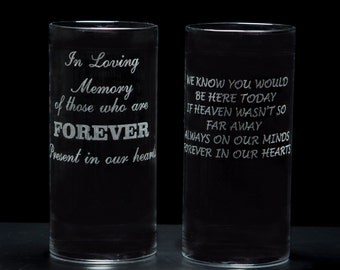 Memorial Vase or floating Candle holder