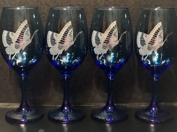 Butterfly Wine glasses