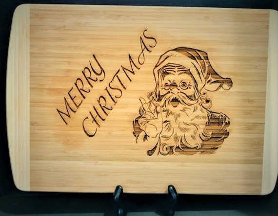 Santa Cutting Board