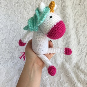 Crochet Unicorn Pattern, Mini Unicorn Crochet Pattern, crochet Unicorn Toy Pattern, Small Unicorn Crochet Patter, DIGITAL DOWNLOAD image 5