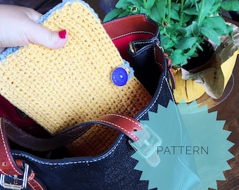 Crochet Diaper Organizer pattern, Crochet Clutch Pattern, Crochet Bag Pattern , Crochet baby bag pattern