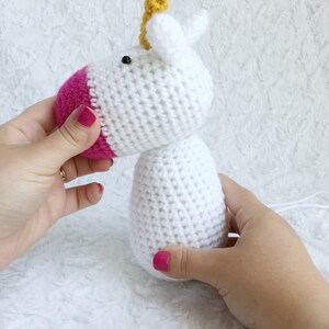 Crochet Unicorn Pattern, Mini Unicorn Crochet Pattern, crochet Unicorn Toy Pattern, Small Unicorn Crochet Patter, DIGITAL DOWNLOAD image 2