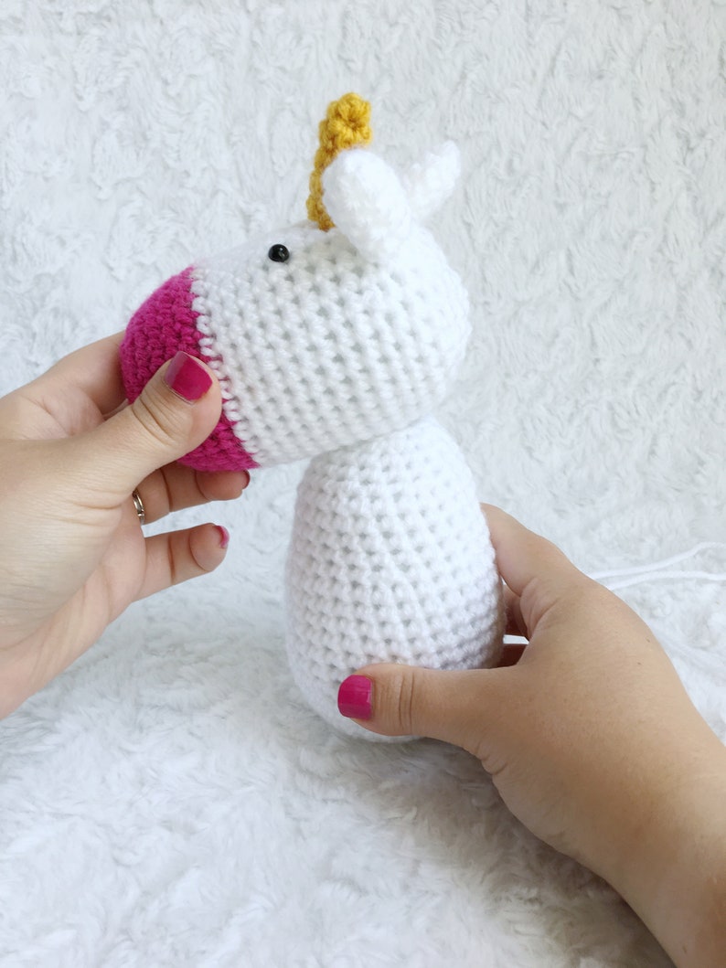 Crochet Unicorn Pattern, Mini Unicorn Crochet Pattern, crochet Unicorn Toy Pattern, Small Unicorn Crochet Patter, DIGITAL DOWNLOAD image 2