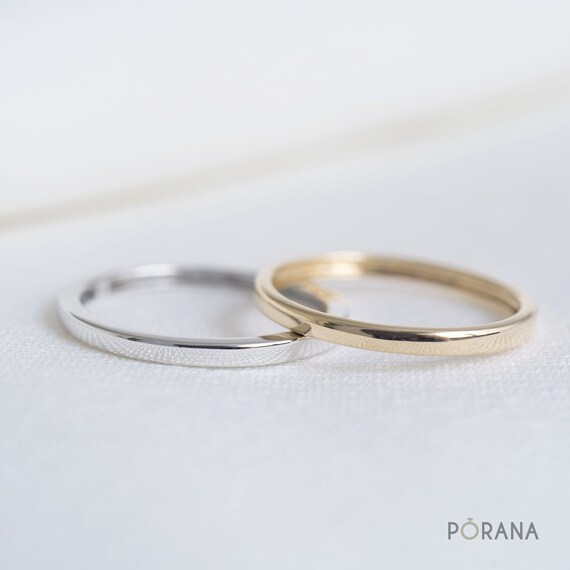 Simple band sale rings