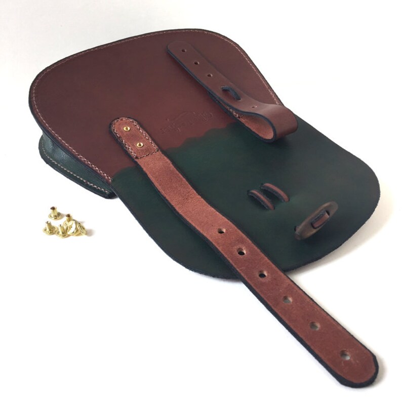 Bushcraft Shooting Outdoor handmade moulded leather belt