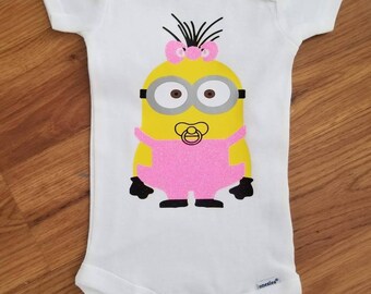 minion baby sleepsuit