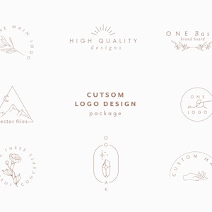 Custom Logo Design Logo Design Custom Logo Design Custom Logo Logo Graphic Design Hand Drawn Logo Custom Drawing Branding image 2