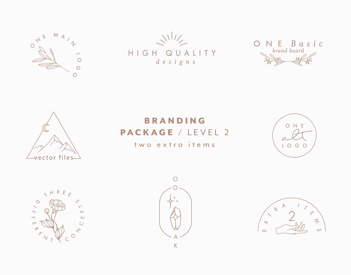Logo Design Branding Package Logo Design Custom Custom Etsy
